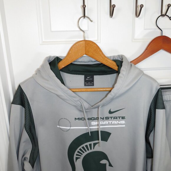 Nike Dri-Fit NCAA Michigan State University Spartans Tracksuit Team Issued 4XL - Picture 4 of 13